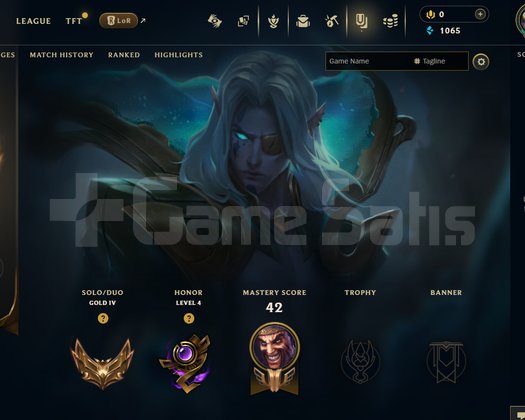 EUW Gold 4 | 5 Kostüm - 65 Hero | LoL Hesap