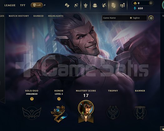 EUW Unranked | 5 Kostüm - 36 Hero | LoL Hesap
