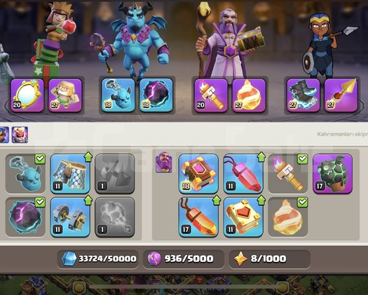 220 LVL BB17  EKİPMAN VE KAHRAMANLAR FULL