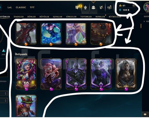 695 LEVEL / 368 SKİN / FUL HERO +MAİL +16K SATIŞ
