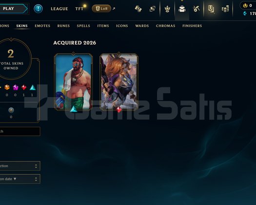 EUW Unranked | 2 Kostüm - 24 Hero | LoL Hesap
