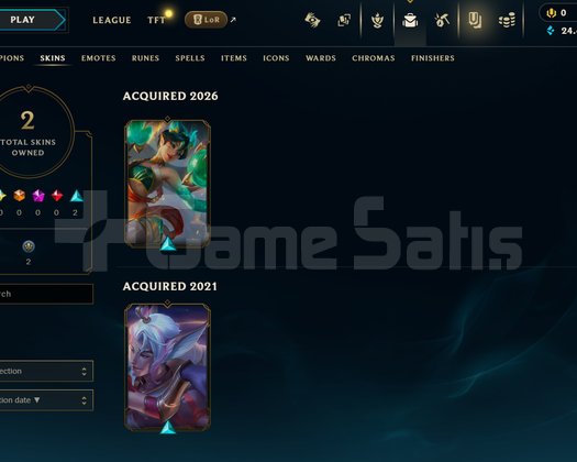 EUW Unranked | 2 Kostüm - 24K Mö | LoL Hesap