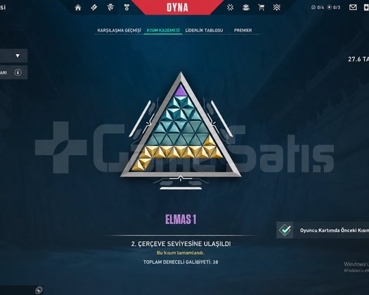 40K VP YATIRILMIŞ MÜKEMMEL HESAP