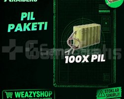 100x PİL ARC RAİDERS