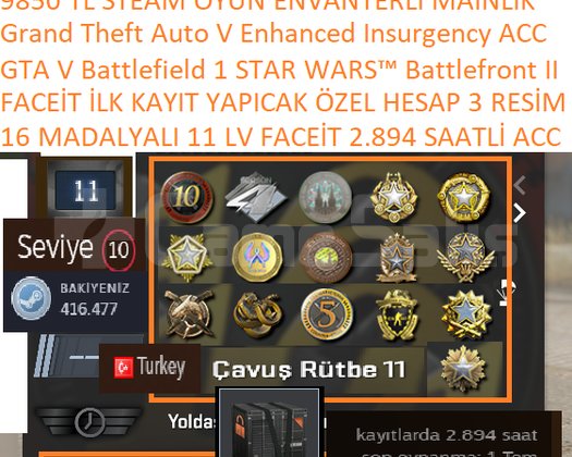 416 K ÖZEL POİNTLİ GTA V BF 1 STAR WARS Battlefron