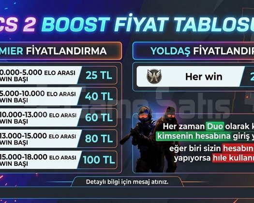 CS 2 GLOBALDEN HİLESİZ BOOST