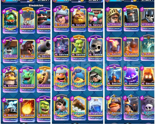 2098 SEVİYECR | 55 MAX KART | 41 EVRİM FULL !!