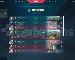 Yeni Sezon Aktif Radiant Dop Dolu Mainlik Hesap