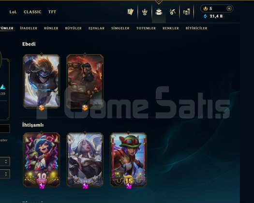12 YILLIK ÖZEL RİOT TOTEMLİ 623 LVL HESAP