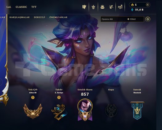 12 YILLIK ÖZEL RİOT TOTEMLİ 623 LVL HESAP