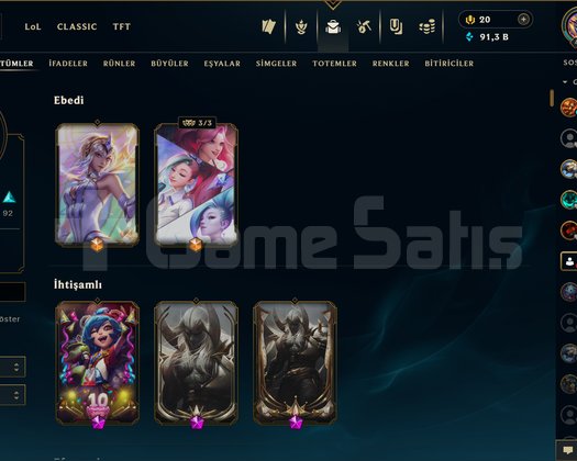 428 LEVEL 222 KOSTÜM FULL KARAKTER 91K MAVİ ÖZ