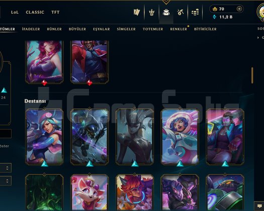 234 LEVEL / 107 SKİN / FUL HERO +MAİL +16K SATIŞ