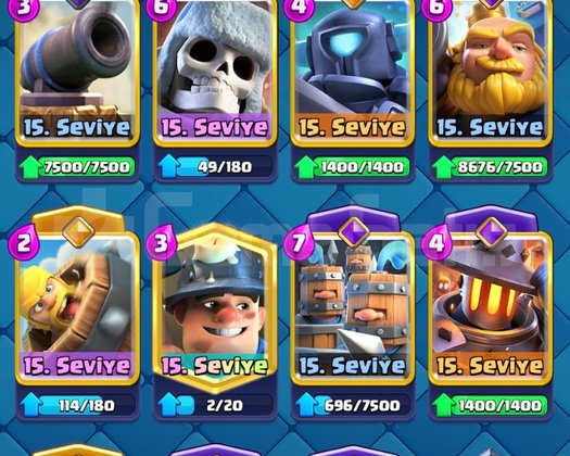 2080 LEVEL + 33 ADET 16 KART + 190 EMOTE !