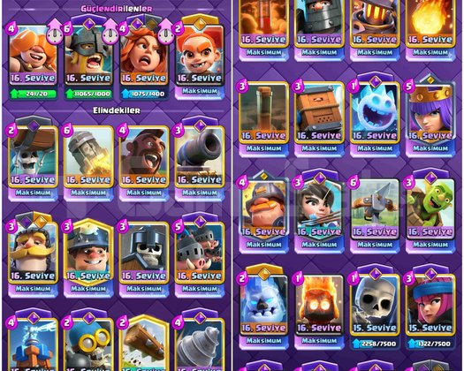 30 Evrimli 27 Adet 16 LVL 165 Emojili FULL FULL