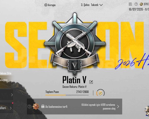 TEK BAĞ !! PLATİN V + ID KARTI ++