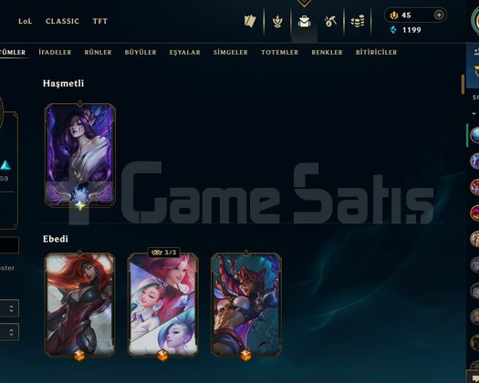 Lol hesabım bıraktığım için satıyorum