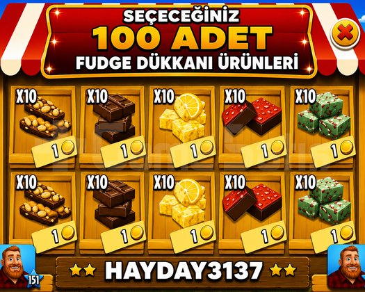 FUDGE DÜKKANI ÜRÜNLERİ
