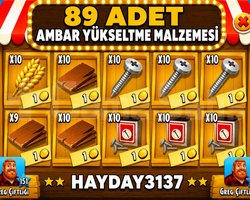 89 ADET AMBAR YÜKSELTME MALZEMESİ HEMEN TESLİM