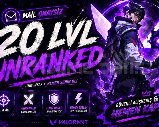 ONAYSIZ MAİL! UNRANKED TR | ANINDA TESLİMAT