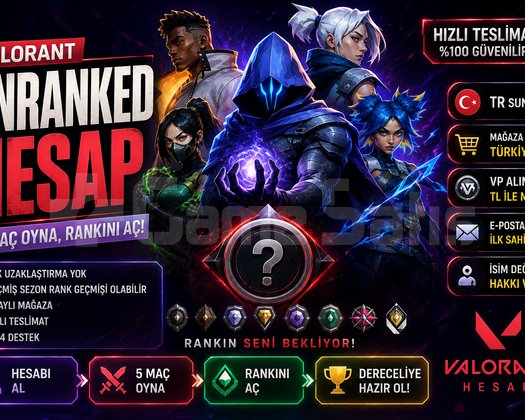 ANINDA TESLİMAT! UNRANKED TR | İLK MAİL SİZDE