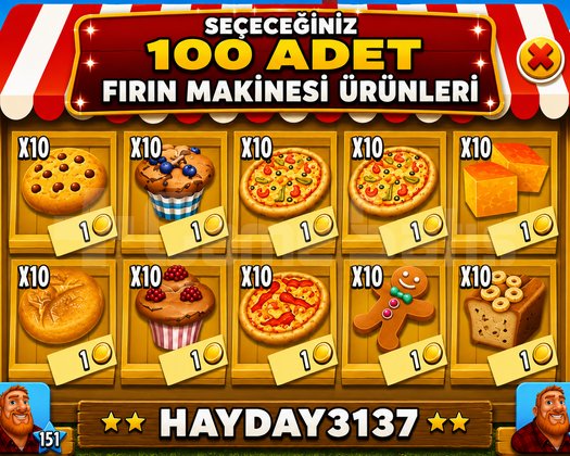FIRIN MAKİNESİ ÜRÜNLERİ