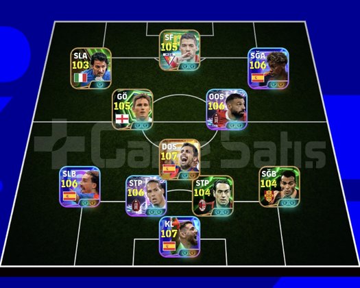 KG 3255 6 BOMBACI+DELPİERO+SALAH+YAMAL+RODRİ