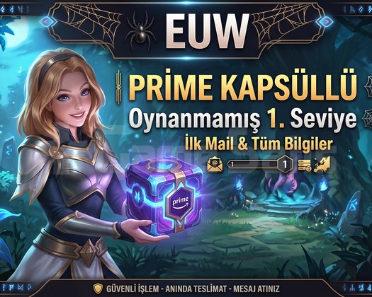 EUW | PRIME KAPSÜLLÜ İlk Mail & 1 LEVEL