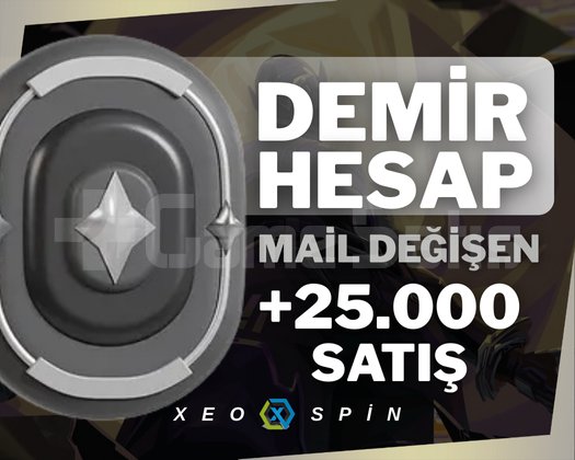 TR - DEMİR - MAİL DEĞİŞEN - +35,000 SATIŞ