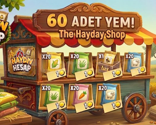 60 adet karışık yem