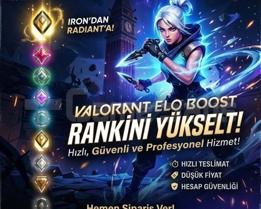 VALORANT ELO BOOST HİZMETİ SİTENİN EN UCUZU