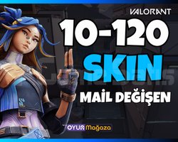 UVIP+ | 10-120 SKİN | MAİL DEĞİŞEN | RANDOM HESAP