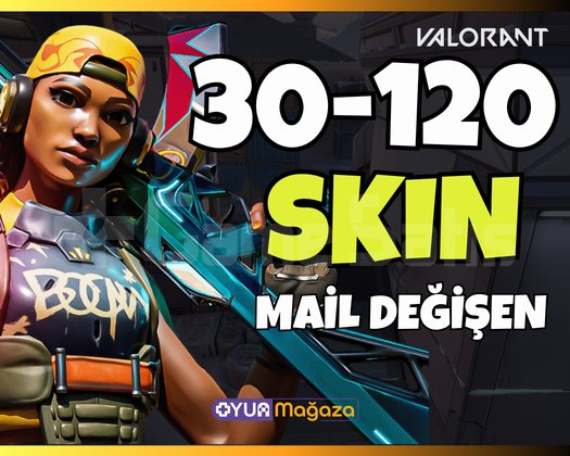 UVIP+ | 30-120 SKİN | MAİL DEĞİŞEN | RANDOM HESAP