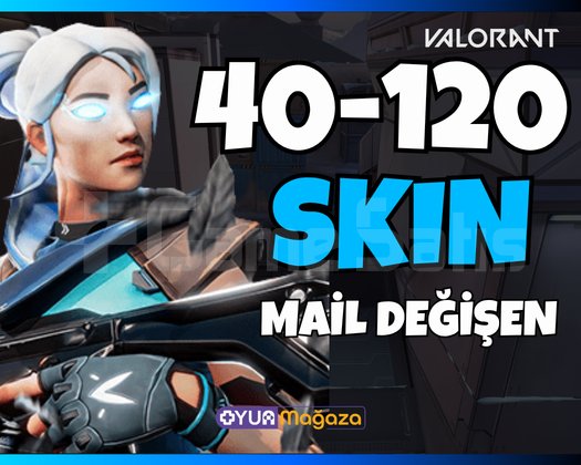 UVIP+ | 40-120 SKİN | MAİL DEĞİŞEN | RANDOM HESAP
