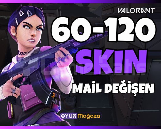 UVIP+ | 60-120 SKİN | MAİL DEĞİŞEN | RANDOM HESAP