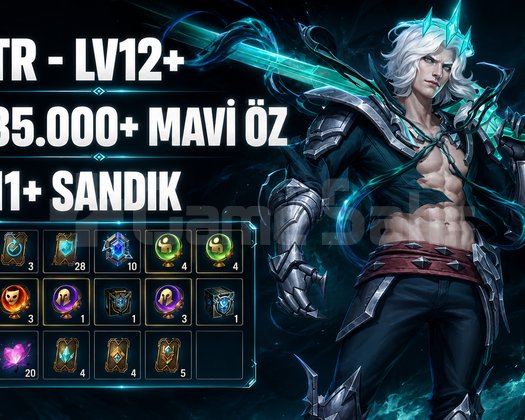 TR LV12+ | Total 11+ Sandık - 35+ Mavi Öz
