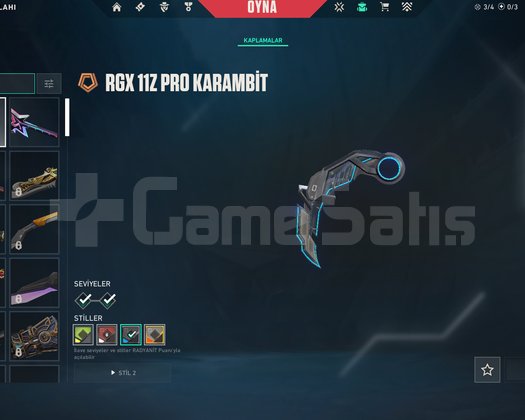 ŞOK FİYAT RGX KARAMBİT DELİPOP VANDAL VE DAHA FAZL