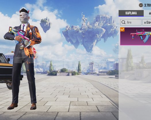 53LV 60SKİN 59KOLEKSİYON PUBG HESAP