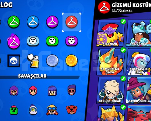 73K DOPDOLU BRAWL STARS HESABI