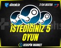 İstediğiniz 5 Oyun + OTO GUARD + Garanti