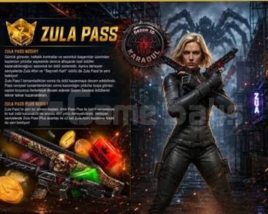 ZULA PASS KARADUL SEZONU SATİLİR ANLİK TESLİMAT