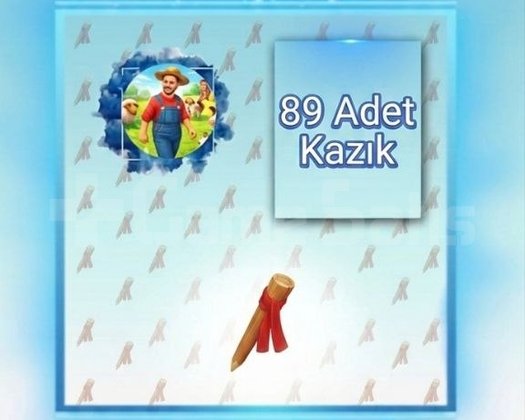89 adet KAZIK