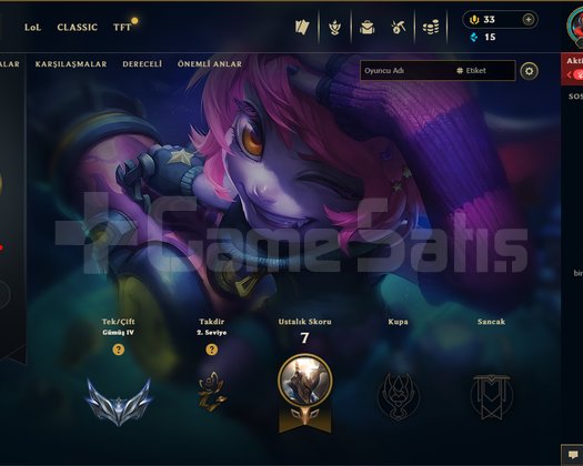 EUW / 30 LEVEL - 40 SKİN  / +MAİL +TELEFON