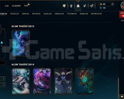 EUW / 30 LEVEL - 40 SKİN  / +MAİL +TELEFON