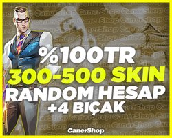 KESİN TR 300-500 SKİN GARANTİLİ - 4 BIÇAK GARANTİ