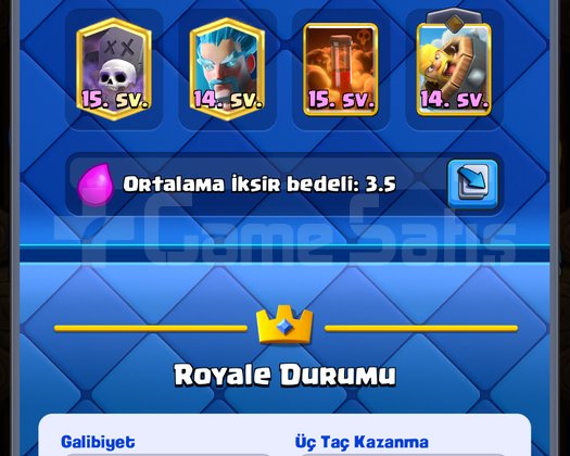 10.041 Kupa | 11 Evrim | 1.700 Elmas | 861K Altın
