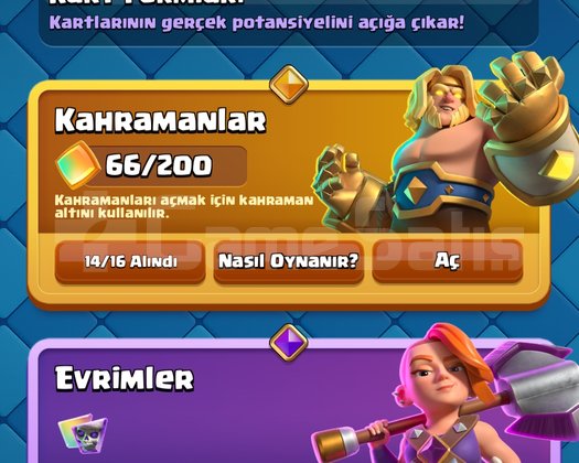 Clash Royale 14.000 Kupa | 41 Max | 22 Evrim | 14ş