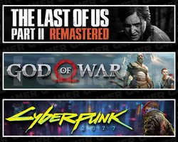 The Last Of Us 2 +God Of War +Cyberpunk 2077