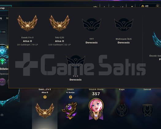 Gold 2 TR hesap 103 kostüm