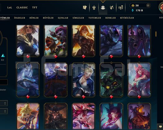 565 LVL + 207 KOSTÜM + 159 HERO + GÜMÜŞ 3 + MAİL!