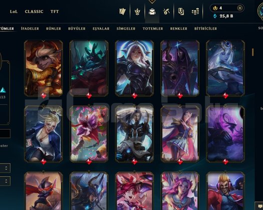 EUW | 509 LVL | 261 KOSTÜM DJ SONA + 17 EFSANEVİ
